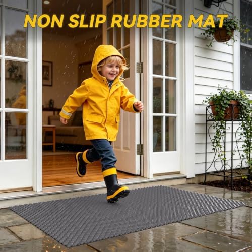 Front Door Mat Outside Entrance, Non Slip Doormat - Image 4
