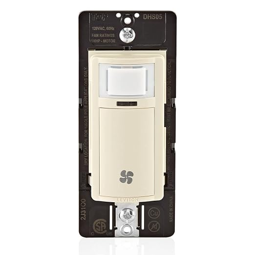 Leviton Humidity Sensor Switch for Bathroom Exhaust Fan, Automate Ventilation by Leviton