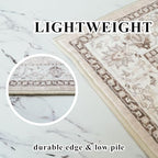 4x4 Washable Square Area Rug: Soft Entryway Kitchen Carpet - Image 6