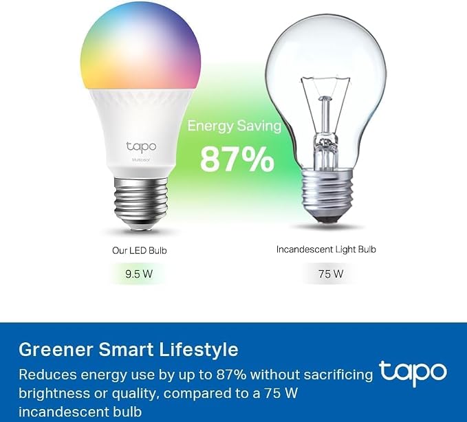 Tapo TP-Link Smart Light Bulbs, 1100 Lumens High Brightness, Matter-Certified - Image 10