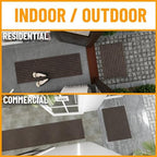 Ottomanson 2x4 Indoor Outdoor Door Mat – Non-Slip Waterproof Floor Mat - Image 2