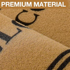 OLANLY Half Circle Door Mat 30x17, Low Profile Doormat - Image 5