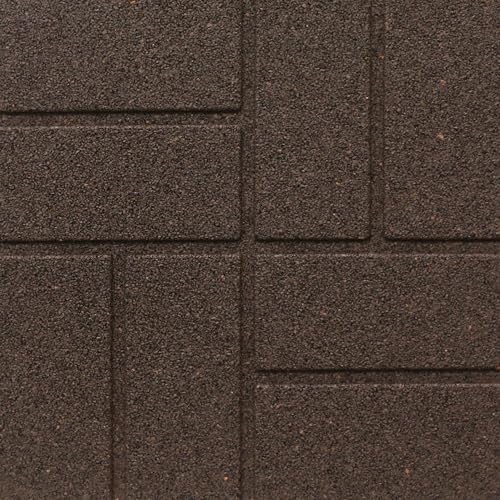 Tierra Verde Brick Rubber Paver Floor Tiles by TierraVerde
