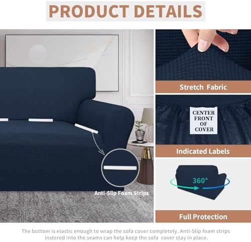 Easy-Going 100% Waterproof Oversized Loveseat Cover, Couch Cover - Image 4