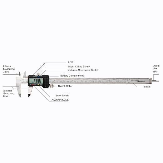 Digital Caliper 0-12" Measuring Tool - Image 5