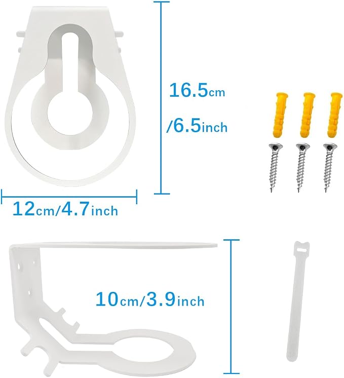 ALLICAVER 2 Pack Metal Wall Mount Bracket Compatible - Image 2