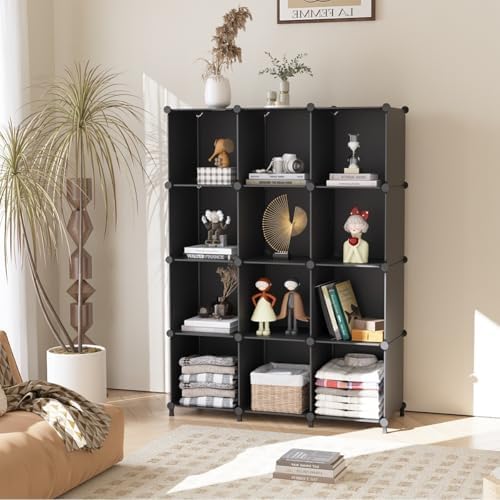 AWTATOS 12 Cube Storage Organizer, Closet Organizer Storage Shelves - Image 2