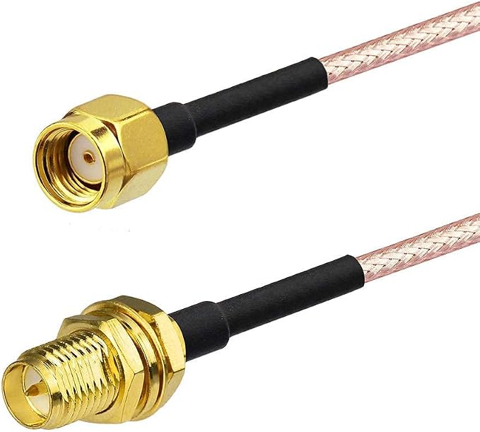 Bingfu WiFi Antenna Extension Cable RP-SMA Male to RP-SMA Female Bulkhead Mount - Image 8