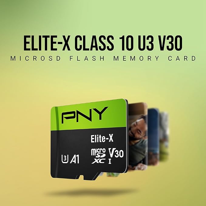 PNY 128GB Elite-X™ Class 10 U3 V30 A1 microSDXC Flash Memory Card - Image 4
