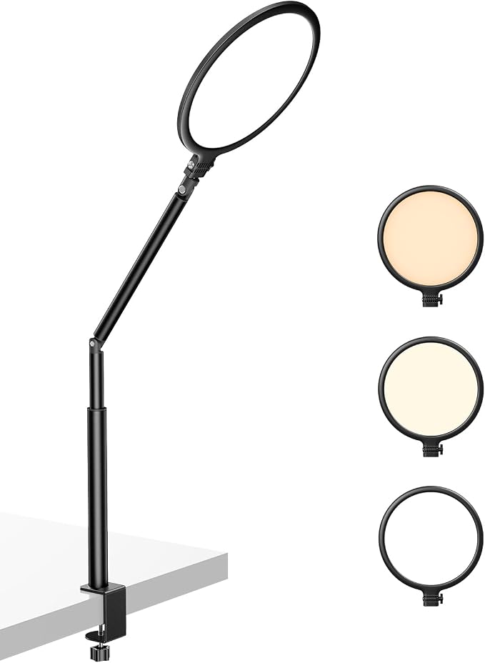Weilisi 10.2" Desk Ring Light - Image 9
