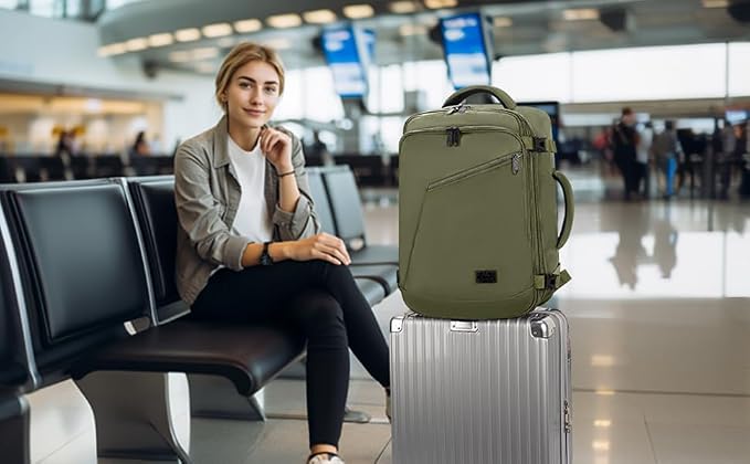 MATEIN Expandable Air Travel Backpack, Light Weight Carry on Backpack - Image 2