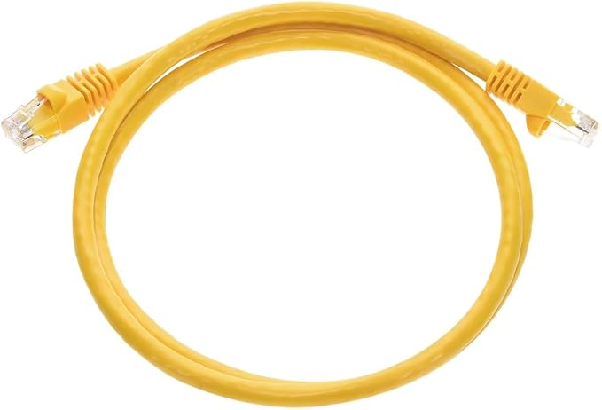 Monoprice Cat5e 3ft Yellow Patch Cable UTP 24AWG 350MHz Pure Bare Copper - Image 4
