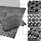 RITOLLO Modular Interlocking Cushion Drainage Floor Tiles - Image 4