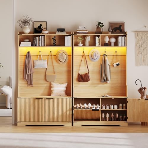 Maupvit 5-in-1 Entryway Hall Tree - Image 3