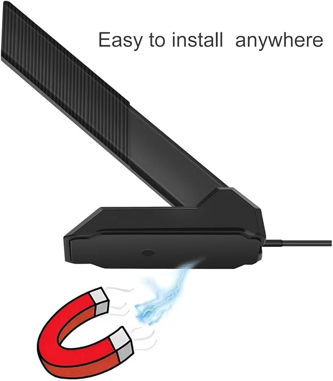 External WiFi 6 6E Tri-Band Antenna 6GHz 5.8GHz 2.4GHz Magnetic Base Antenna - Image 2