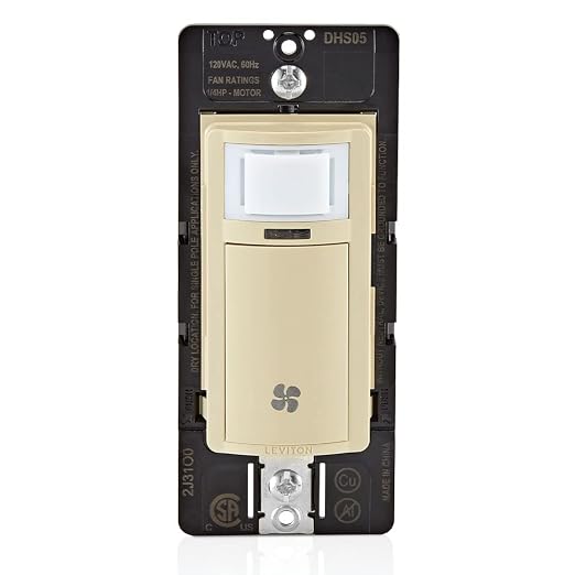 Leviton Humidity Sensor Switch for Bathroom Exhaust Fan, Automate Ventilation by Leviton