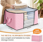 Fab totes 8 Pack Storage Bags for Clothes Blanket Storage Bins - Image 2