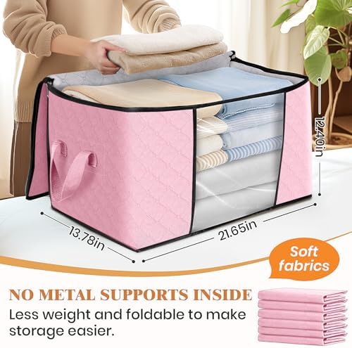 Fab totes 8 Pack Storage Bags for Clothes Blanket Storage Bins - Image 2