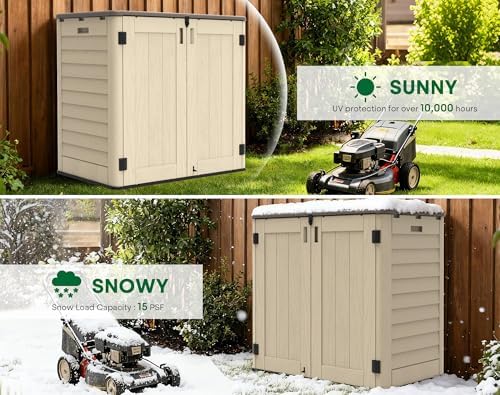 Outdoor Storage Cabinet Waterproof 31 Cu.Ft - Image 6