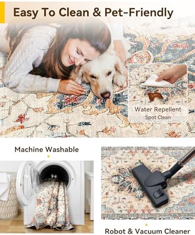 RELEANY Washable Area Rug - Image 3