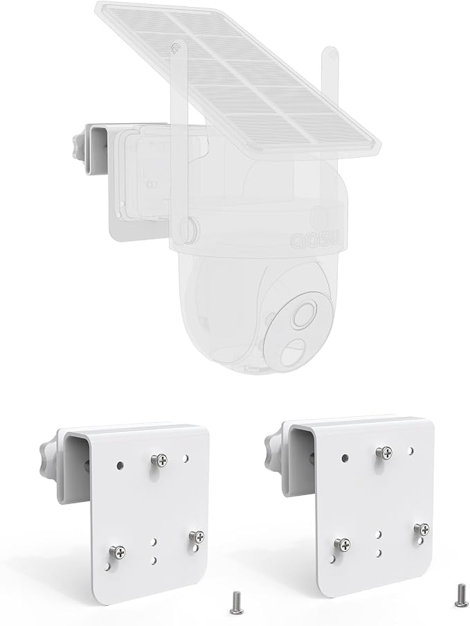 Gutter Mount for AOSU Solar Security Cameras Outdoor Wireless and ANSQUE by Unknown