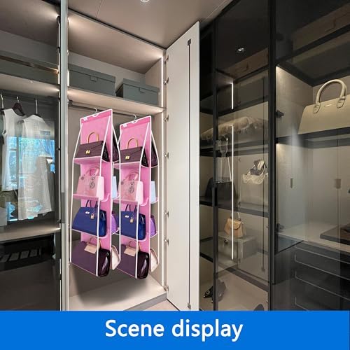 Purse Organizer for Closet, Heavy Duty Hanging Handbag Storage - Image 2