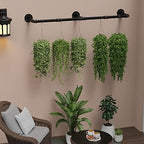 Wall Mounted Clothes Rack, 60in Industrial Pipe Clothing Rack - Image 4