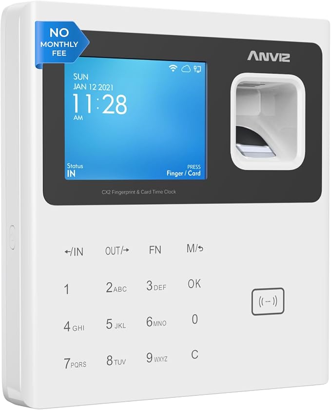 ANVIZ Time Clocks for Employees Small Business by ANVIZ