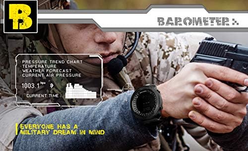 NORTH EDGE Military Watch for Men Large Face Tactical Survival Digital Wrist - Image 4