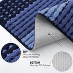 Kitinjoy Indoor Outdoor Door Mat, 47x20 Non-Slip Dirt Trapper Doormats - Image 3
