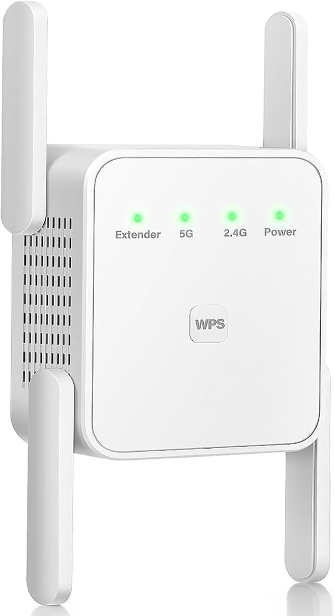 WiFi Extender Signal Booster for Home, WiFi Booster 1200Mbps Dual Band by Unknown