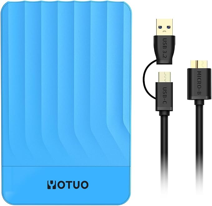 YOTUO 750GB Portable External Hard Drive Storage Expansion Mobile HDD USB 3.0 by YOUTO