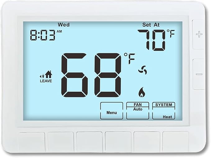 Programmable Auto Changeover Thermostat by Coiiwsei