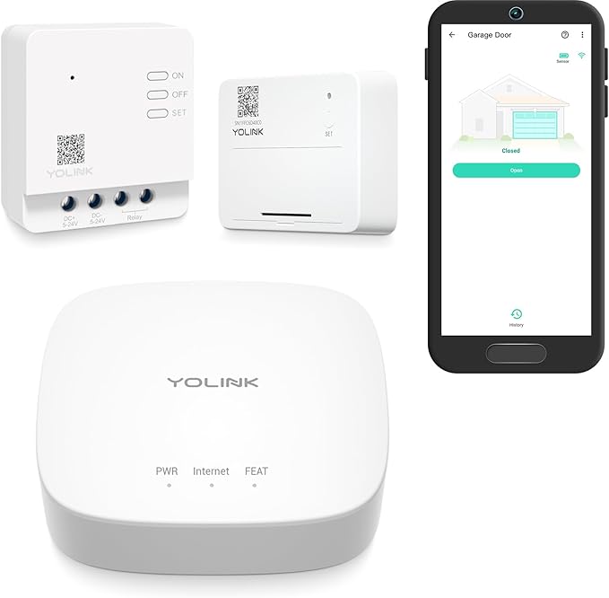 Smart Garage Door Kit with YoLink Hub by YoLink