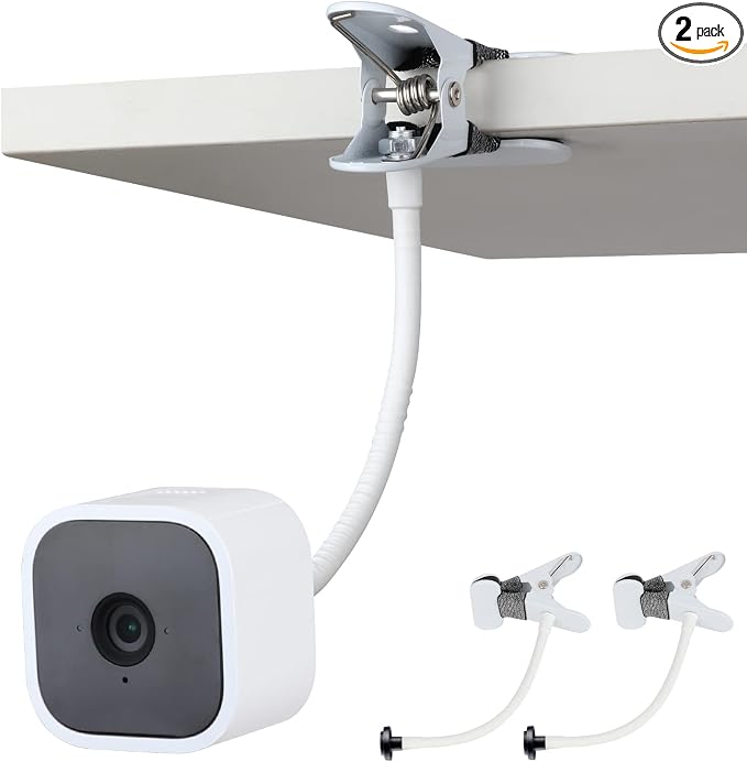 iTODOS 2 Pack Flexible Clip Clamp Mount by iTODOS