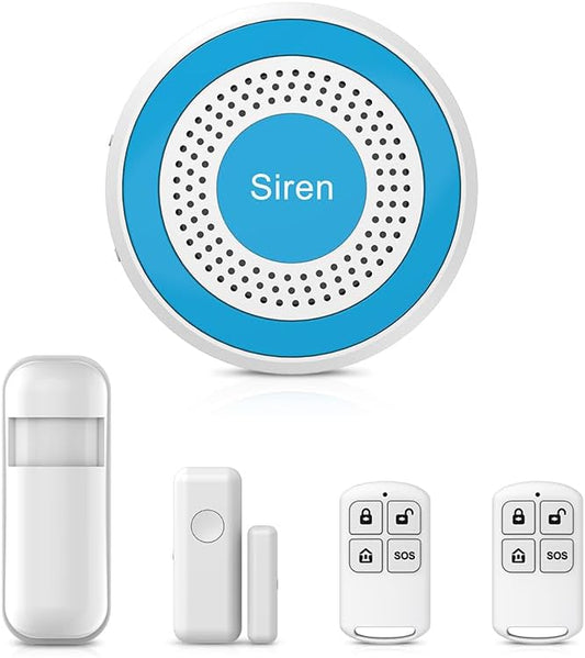 WiFi Door Alarm System, Wireless Alarm System 5 Piece Kit by CloureeDirect