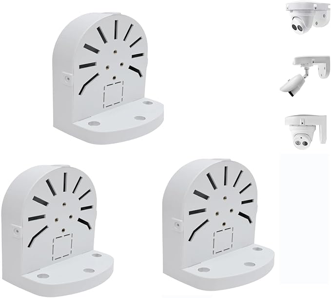 Indoor Outdoor Camera Bracket ABS Plastic Wall Mount L-Shaped Bracket by NVRTTRR