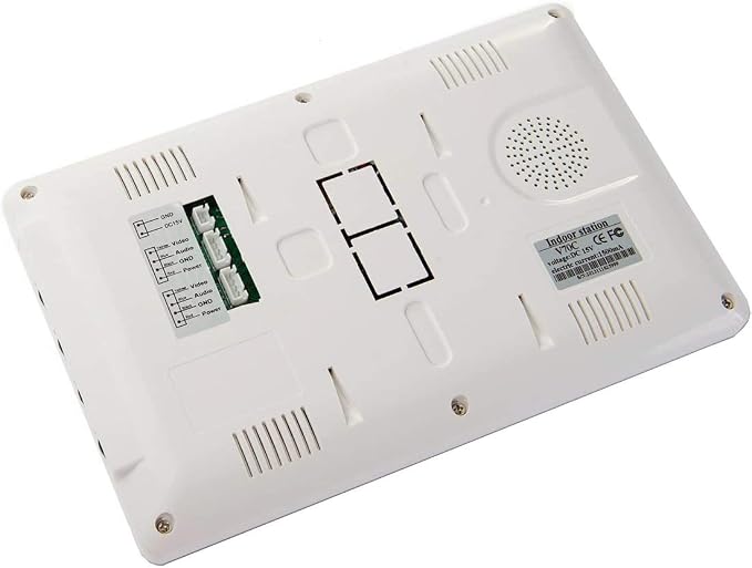 2 Units Apartment Video Intercom System, 7 Inch Monitor Wired Video Doorbell - Image 4