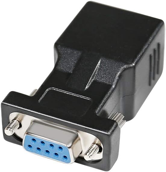 DTECH DB9 to RJ45 Serial Adapter RS232 Female to RJ-45 Female Ethernet by Unknown