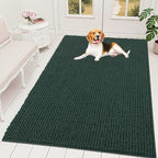 OLANLY Dog Door Mat for Muddy Paws 70x46, Extra Absorbent Chenille Mud Mat by OLANLY
