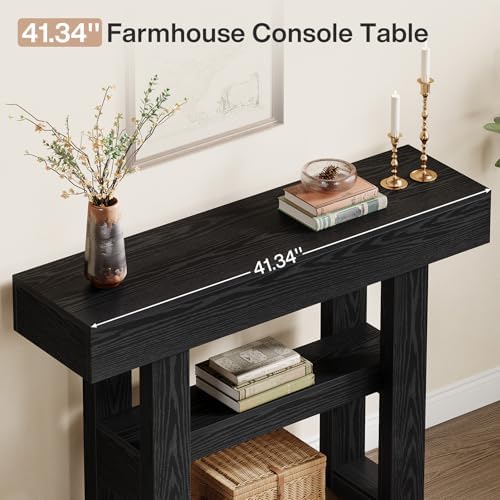 Tribesigns 41.34" Modern Console Table, Sofa Table Behind The Couch - Image 4
