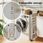 Maomo Foldable Clothes Drying Rack, Double-Sided Gullwing Laundry Drying Stand - Image 7