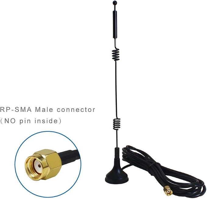 Dual Band Long Range WiFi Antenna, Eifagur 9dbi 2.4GHZ 5GHZ 5.8GHZ RP-SMA - Image 5
