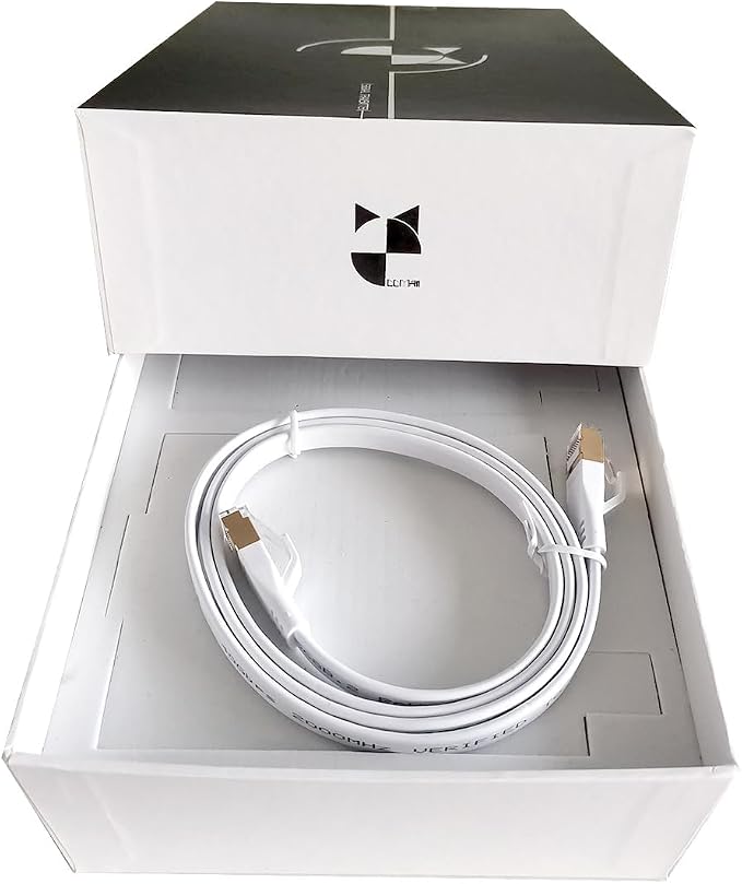 DDMALL CAT 8 Ethernet Cable, 40ft High Speed 40Gbps 2000MHz Shielded Flat CAT8 - Image 9