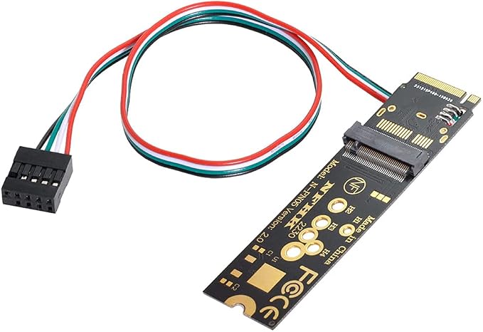 NGFF A/E-Key Card to M.2 NGFF Key-M NVME SSD Adapter - Image 9