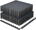 SUPERJARE 0.79'' Extra-Thick 18 Pcs 72 Sq Ft Exercise Equipment Mats by SUPERJARE