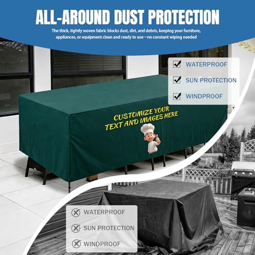 QYH Custom Size Dust Cover, Waterproof Made-to-Measure Cover - Image 5