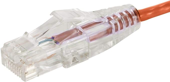 Monoprice Cat6 14ft Orange Component Level Patch Cable UTP 28AWG 550MHz Pure - Image 3