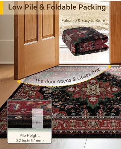 RELEANY Washable Area Rug, Runner 2'x8' - Image 3