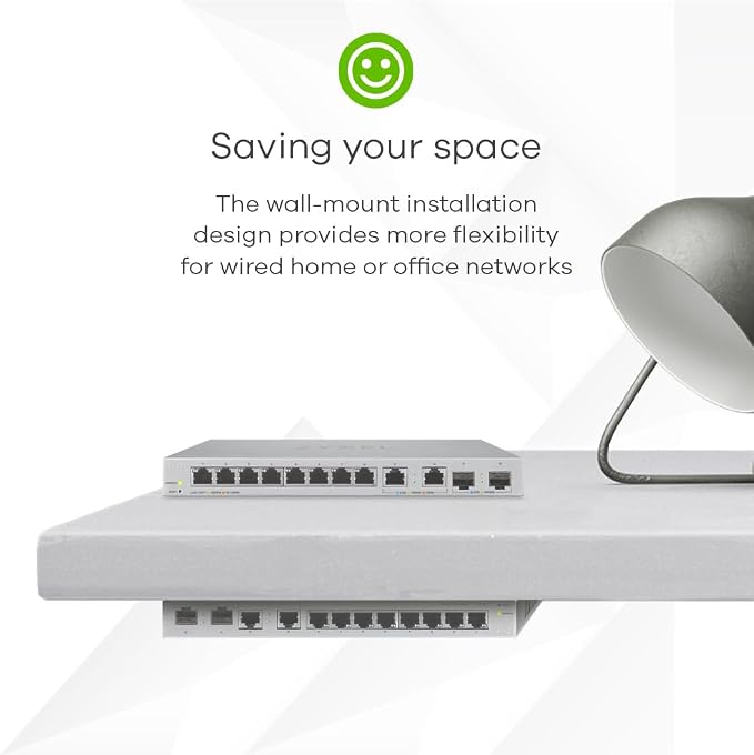 Zyxel 12 Port Network Switch | 2.5Gb Multi Gigabit Switch | Web Managed | 8x 1G - Image 6